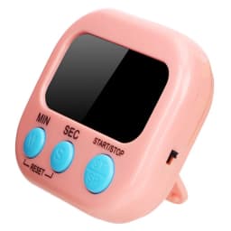LED Counter Display Alarm Clock Manual Electronic Countdown Sports Magnetic Digital Timer Kitchen Cooking Shower Study Stopwatch
