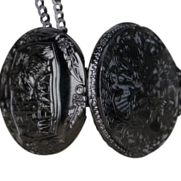 Vintage Bronze Wildlife Pattern Necklace Watch Wild Wolf Men's And Women's Fashion Pendant Animal Quartz Pocket Watch