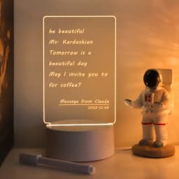 USB Message Board Note Board Creative Led Night Light Bedroom Lights Children Gift Girlfriend Confession Decoration Night Lamp
