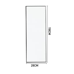 【Lifeideas】Full Length Mirror, Over The Door Mirror Full Length, Door Hanging, Rectangle,Wall Mirror,Full Body Mirror
