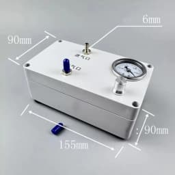 Electric Vacuum Pump for Lab Use with Pressure Gauge Liquid Extraction Gas Sampling Defoaming Negative Positive Pressure