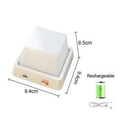 LED Night Lights Bedside Table Lamp Room Decoration USB Rechargeable Led Lamp Decor Holiday Baby Bedroom For Birthday Gift