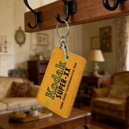 K-Kodak Camera Brand Badge Holder Keychain For Bank Business Work Card Holder Student Card Protective Case Bus Card