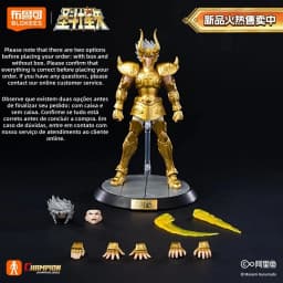 BLOKEES Saint Seiya Beyond Edition Gemini SAGA Phoenix Ikki Draco Purple Dragon Capricorn Shura Cancer Assembly Model Toys Gifts