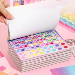 Mr. Paper 20 Sheets Colorful Paradise Deco Sticker Book For DIY Journal Collage Scrapbook Diary Album Calendar Journal Decor