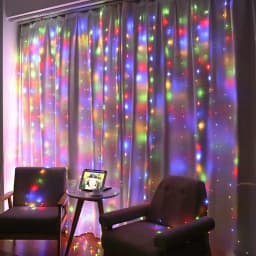 Valentine’s Day Fairy String Light USB Curtain Lights Ideal for Home Office Wall & Engagement Party Backdrop