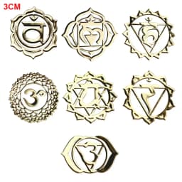 7 Chakra Copper Energy Tower Orgonite Stickers Flower Life Tree Pyramid Epoxy Resin Fillings Material Jewelry Making DIY Crafts