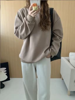 Pullover Loose Fit Hoodie Casual with Crew Neck Long Sleeve Standard Length Single Pullover Closure Japanese Korean Women Hoodie