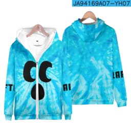 4 To 14 Years Kids Hoodies Craftee Face 3D Printed Hoodie Sweatshirt Boys Girls Anime Cartoon Brand Jacket Coat Children Clothes