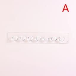 7/12Hooks Transparent Acrylic Jewerly Storage Rack For Earring Necklace Hanger Holder Wall Mounted Display Stand Organizer