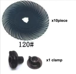 9Pcs Radial Bristle Disc Kit Abrasive Brush Elastic Detail Polishing Abrasive Wheel for dremel Rotary Tool Accessories