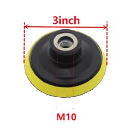 3/4/5/6/7inch M10 M14 Backing Pad Sanding Holder Disc Hook and Loop Polishing Backer Plate Drill Rod for Polisher Grinding Tool
