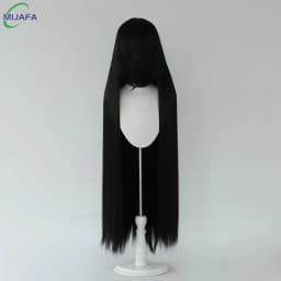 Very High Quality 600g 68 Colors 40 Inch 100cm Long Straight Cosplay Wig With Bangs Heat Resistant Hair Anime Wigs + Wig Cap