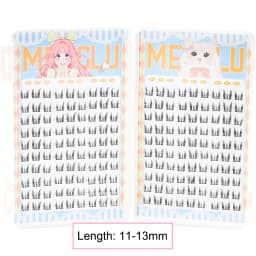 32Rows Manga Lash Eyelash Book High Quality Cluster Lashes Manhua Eyelashes Elf Makeup Strand Eyelashes Y2K Eyelashes Extension