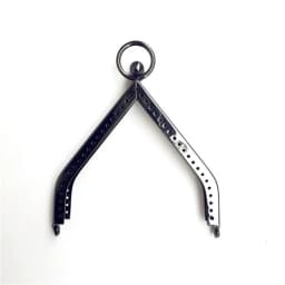 LIONSEN 11cm Triangle Purse Frame Kiss Clasp DIY Metal Accessories For Bag Frame Vintage Coin Purse Metal Clutch Bag Frame