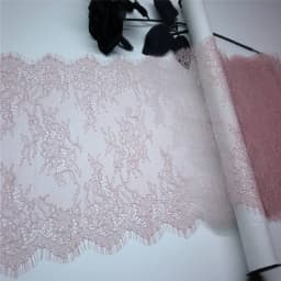 (3m/Lot) Eyelash Lace For Needlework 22.5cm IDY Lace Trim Chantilly Sewing Fabric Lace For Sewing Clothes