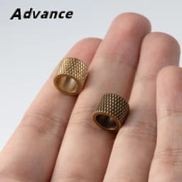 5pcs Big Hole DIY Beads Paracord Rope Brass Bead Keychain Accessories