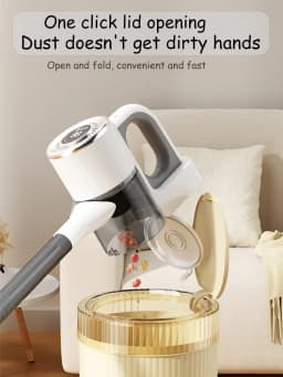 TINSOL Wireless Handheld Vacuum Cleaner Cordless Handheld Vacuum Chargeable Auto Vacuumfor Home & Car & Pet Mini Vacuum Cleaner