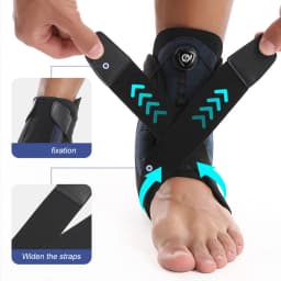 1PCS Ankle Support Brace for Men & Women – Adjustable Knob Ankle Brace for Plantar Fasciitis, Tendonitis– Adjustable System Ankl