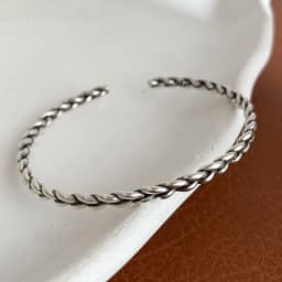100% Solid 925 Sterling Silver Metal Bracelet for Women Vintage Handmade Simple Retro Chain Heart Bracelet Birthday Gift Party