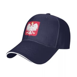 Polish Eagle In Red Shield Coat Of Arms Poland Summer Baseball Caps For Mens Personalized Male Beach Dad Hat Trucker Cap