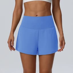 Women's Summer Loose Running Shorts 2-in-1Quick Dry Athletic Yoga Gym Shorts with Pockets Yoga Fitness Sports Shorts