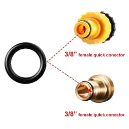 40PCS 3/8 O-Rings Kit For Pressure Washer Hose Quick Disconnect Garden Irrigation Tools Accessories Replacement