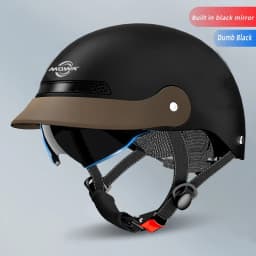 MOWK Motorcycle Vintage Half Helmet Summer Breathable Men Women Electric Jet Scooter Open Face Helmets Reflective Safety Helmets