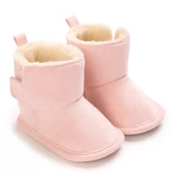 New Baby Boots For Winter Warmth 0-18M Newborn Baby Velcro Soft Sole Anti Slip Front Shoes Baby Shoes Warm Snow Boots