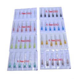 100pcs/Bag Needle Tip Clear Cap Transparent Syringe Glue Application Tool