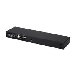 Qotom C3758R C3958 1U Rackable Server Atom Denverton 4*X553 10G SFP+ 5*2.5G LAN Barebone Firewall Router Network Mini PC
