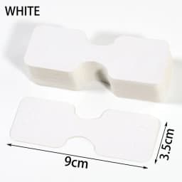 50pcs Foldable Blank Kraft Package Display Card Necklace Bracelet Hairband Price Hang Tag For DIY Jewelry Making Supplies