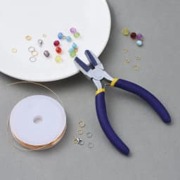Nylon for Head Steel Jaw Pliers for Beading Looping Shaping Wire Jewelry Making Tool Hardware Accessories for Jewelry