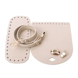 1/3pcs PU Leather Shoulder Bag Bottom Strap Handbag Shoulder Strap Woven Bag Set For DIY Handmade Bag Backpack Accessories