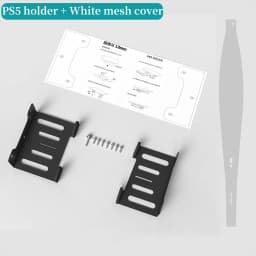 Under Desk Holder Stand for PS5 Disc&Digital Console Stealth Horizontal Mount Support Bracket Organizer Fast Delivery