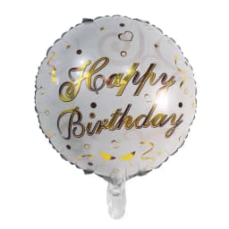 50pcs 18inch Round Foil Balloon Happy Birthday Inflatable Foil Helium Balloons Birthday Party Decoration Kids Toys Air Globos