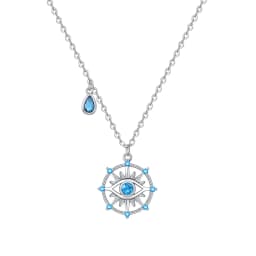 2026 Original 925 Sterling Silver Planet Necklace Love Heart Zircon Inlaid Romantic Fashion Fine Jewelry Party Gifts for Women