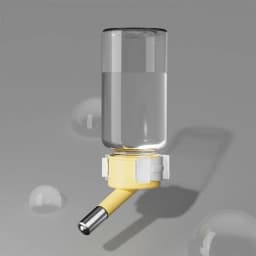 Automatic Hamsters Water Bottle Hanging Water Dispenser Bead Head Watering Bottle Drinking Supply for Small Animals