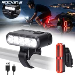 WSDCAM Smart Bike Tail Light with Turn Signals Bike Alarm Horn with Remote Rechargeable Waterproof Bike Rear Bike Brake Light