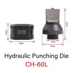 CH-60L/CH-70L Hydraulic Punching Slotted Hole Dies Hydraulic CH-60L/CH-70L Word Long Hole Hydraulic Punching Die Manual Punch Di