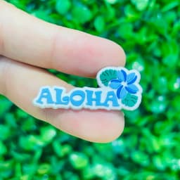 1-23Pcs Parrot Aloha Hawaii Summer Vibes DIY Kids Shoes Button Charms Hula Flowers PVC Buckle Clog Decorations