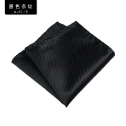 24cm Formal Paisley Pocket Square Mens Polyester Black Red Handkercheif Wedding Party Tuxedo Accessories Elegant Hanky Cravat