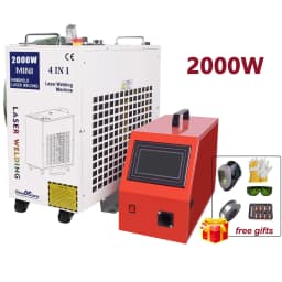 2000W BWT 4-IN-1 Fiber Laser Welding Machine SUP 28T Metal Cleaning Welding Cutting Water Cooling System for Precision Welding