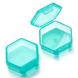 Mini Plastic Storage Box Square Multicolor Organizer for Necklace Earrings Rings DIY Jewelry Packaging Boxes Storager Container