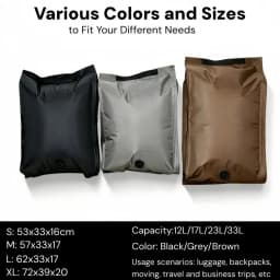 Travel Suitcases Vacuum Compression Bags Thickened Airtight Roll-Up Storage Bags Waterproof Luggage Organizer for Outdoor Travel
