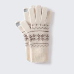 ZYCZCXX A-grade 100% Cashmere Knitted Soft Warm Touch Screen Gloves in Autumn and Winter Stretch Gloves for Men And Women.