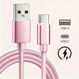 USB Type C Fast Charging Cable For Samsung Xiaomi Redmi POCO Honor Nylon Braided Quick Charge Cables For iPhone 15 16 17 Pro Max