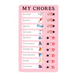 Memo Plastic Board Chore Chart Reusable RV Checklist My Chores Elder Notes
