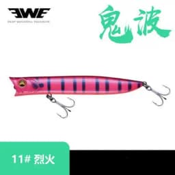 New EWE Guibo 70/85/105/115F Water Surface Floating Popper Fishing Lure 7g/9.5g/13.5g/18g Artificial Wobbler For Bass Fake Bait