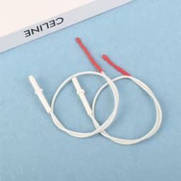 18/20/24/26/28mm Line Gas Cooker Range Stove Spare Part Igniter Ceramic Electrode With Cable Rod Ceramic Gas Cooker Accessories